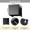 12W LED Wandleuchte Indoor Outdoo Wasserdichtes Licht IP65 Einstellbarer Abstrahlwinkel Design Cube LED Schlafzimmer Innenhof Veranda Wandleuchte