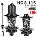 Koozer XM490 Naben 4 Lager MTB Mountainbike Nabe vorne hinten QR oder Thru 28/32/36 Löcher Scheibenbremse Fahrradnabe 8 9 10 11 12Speed