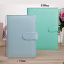 MINKYS Macaroon Color A6/A5 PU-Leder DIY Binder Notebook Cover Tagebuch Agenda Planer Bullet Cover Schule Schreibwaren