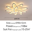 LED-Deckenleuchte mit Fernbedienung und ultradünner Acryl-Lampendecke für Wohnzimmer, Schlafzimmer, Unterputzmontage Lamparas De Techo