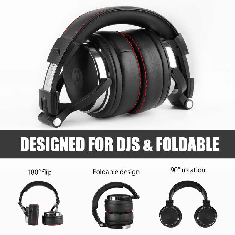 Oneodio Pro10/30/50 Wired Headphones Professional Studio DJ Headphone with Microphone Over Ear Monitor Recording Stereo Headsets