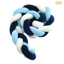 1M/2M/3M/4M Baby-Knoten-Stoßfänger im Bett Neugeborenen-Kissen-Kissen-Kissen-Stoßfänger Krippen-Stoßfänger Tour de Lit Bebe Tresse