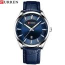 CURREN Quarzuhren für Herren Lederband Herren Armbanduhren Top Luxusmarke Business Herren Uhr 45mm Reloj Hombres