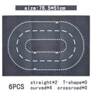 City Road Street Baseplate Straight Crossroad Curve T-Junction Building Blocks Base Plates Construction for Children Kids Gift