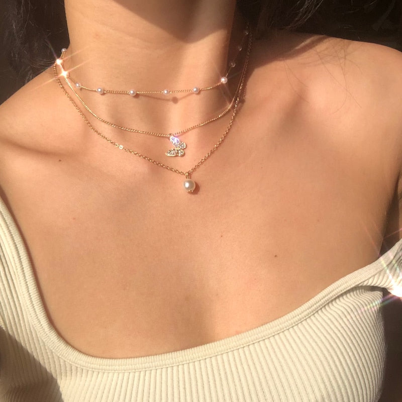 2021 Dünne Schlangenkette Halskette Für Frauen Mode Kragen Gold Halsband Halsketten Party Zubehör Minimalistischen Schmuck