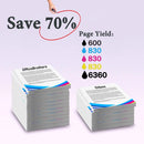 580XXL 581XXL Ersatz-Tintenpatrone für Canon PGI-580XXL CLI-581XXL PGI 580 XXL CLI 581 XXL 5er-PACK PGBK/BK/C/M/Y