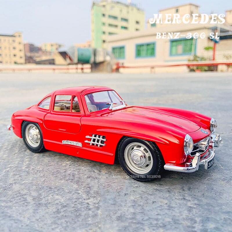 Bburago 1:24 1954 Mercedes 300 SL simulation alloy car model crafts decoration collection toy tools gift