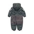HONEYKING Softshell-Overalls für Kinder plus Samt-Strampler Winddichter Regenfester Overall Wasserdichter Overall Warmer Kinder-Overall