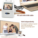 35mm Film Scanner 22 Mega Pixels Negative Slide Scanner 110 135 126KPK Digital Film Converter with 2.4"LCD Support Russian