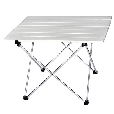 On Sale Aluminum Alloy Portable Table Outdoor Furniture Foldable Folding Camping Hiking Desk Traveling Outdoor Furniture Table