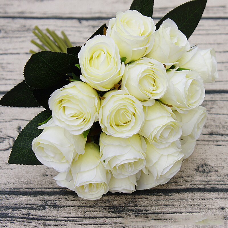 Ramo de rosas artificiales de seda rosa para el hogar, decoración de boda, rosa polvorienta, flor falsa, decoración de mesa de otoño, suministros para fiestas