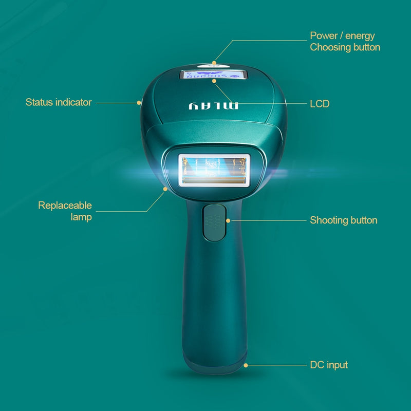 Mlay M3 Updated IPL Laser Hair Removal Device Machine Laser Mlay Malay FDA Original Factory Permanent Hot Sales Quickly Delivey