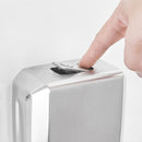 Dispensador de jabón de 500/800/1000/1200 ml, montaje en pared, dispensador de jabón de acero inoxidable 304 negro, bomba de jabón de baño a prueba de fugas