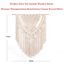 Großer Makramee-Wandteppich, Wandbehang, Bohemian-Chic, Kunsthandwerk, gewebter Wandteppich, moderne Boho-Wohnzimmer-Schlafzimmer-Wanddekoration