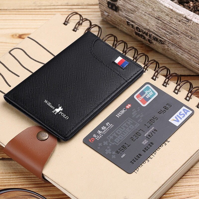 Men's Leather Card Wallet RFID card cover ultra thin card holder multifunctional card bag high-end brand Mini Wallet Bag