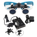 Lupas dentales Lupa dental Laboratorio dental Lupas médicas Aumento Binocular 2.5 / 3.5x Faro delantero 3W / 5W por separado