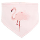Honeyzone 3pc/lot 100% Baumwolle Baby Mädchen Lätzchen Rosa Flamingo Druck Baby Handtuch Bandanas Schal Kinder Krawatte Infant Handtuch