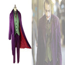 Hochwertiger Heath Ledger Cosplay Anzug Halloween Herren Film The Dark Knight Joker Kostüm Lila Jacke Vollständige Sets