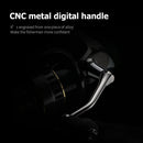 Nuevo carrete de pesca 1000 7000 Max Drag Prowe 10kg carrete de pesca de alta velocidad todo carrete de Metal carrete giratorio agua salada 5,2: 1