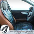 KLASVSA Elektrisches Rückenmassagegerät Massagestuhl Kissen Heizung Vibrator Auto Home Office Lendenwirbelsäule Nackenmatratze Schmerzlinderung