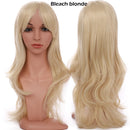 S-noilite Synthetic 28colors 22inch Loose Wave Perücken Halloween Cosplay Perücke Blau Rot Rosa Grau Lila Haarperücke Cosplay für Party