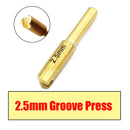 Leather edge ebony handle creasing machine Leader rcraft marking edge decoration surface line pure copper edge line tool groove