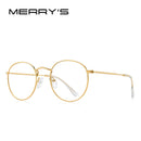 MERRYS DESIGN Klassisches rundes Brillengestell für Herren Damen Mode Kurzsichtigkeit Brillengestelle optische Brillen S2547