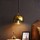 Moderne minimalistische Pendelleuchten Restaurant kreative Schlafzimmer Nachtbar Farbverlauf goldene Glaskugel Pendelleuchte