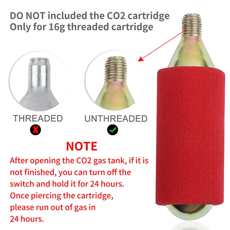 WEST BIKIING CO2 Pump Bike Mini Hand Pump MTB Road Bicycle Air Inflator Schrader Presta Valve Adapter Ball Cycling Accessories