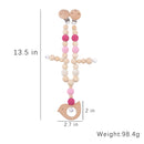 Babyspielzeug Silikonperlen Beißringe Holzringe Handgemachtes Armband Schnullerkette Clips Kinderkrankheiten Kinderwagen Glocke Babyprodukte