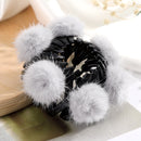 Mode Frauen Brötchen Kristall Haar Klaue Schachtelhalm Schnalle Haarspange Vogelnest Erweitern Haarschmuck Weibliche Pferdeschwanz Kopfbedeckung