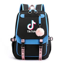 TikTok Rucksack Leuchtende Schultaschen für Teenager Jungen Mädchen Laptop Rucksack Große Kapazität Reise Mochila Escolar