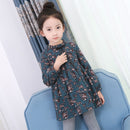 2022 Spring Autumn Girl Dress Cotton Long Sleeve Children&