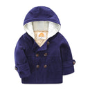 Mudkingdom Infant Baby Jungen Kleidung Herbst Winter Kapuzenjacke Verdicken Warme Jungen Oberbekleidung für Kleinkinder Langarm Lässige Mäntel