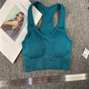 Nahtloser Fitness-Frauen-Yoga-Anzug, hochdehnbar, Workout-Sport-Set, gepolsterter Sport-BH, hohe Taille, Sport-Leggings, Fitnessstudio