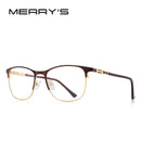 MERRYS, diseño Retro, ojo de gato, montura de gafas para mujer, gafas de moda para mujer, gafas graduadas para miopía, gafas ópticas S2113
