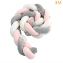 1M/2M/3M/4M Baby-Knoten-Stoßfänger im Bett Neugeborenen-Kissen-Kissen-Kissen-Stoßfänger Krippen-Stoßfänger Tour de Lit Bebe Tresse