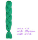 Black Star Hair Ombre Jumbo Braiding Hair Extensions 24 Inch Twist Braids Synthetic Hair Fiber for Twist Braiding for Women