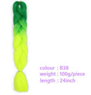 Black Star Hair Ombre Jumbo Braiding Hair Extensions 24 Inch Twist Braids Synthetic Hair Fiber for Twist Braiding for Women