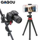 GAQOU Tragbares Stativ Flexible Octopus Reise Mini Handy Stativhalterung Einbeinstativ Selfie Stick Für iPhone DSLR Kamera Gopro