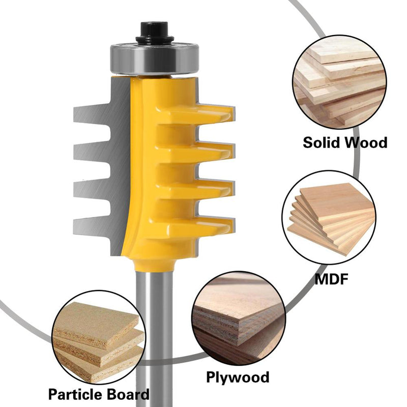 8-Schaft-Schiene, umkehrbar, Fingergelenk, Kleber, Fräser, Kegelzapfen, Holzschneider, Elektrowerkzeuge, Holzfräser