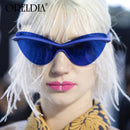 Ultraleichte TR90 Cat Eye Sonnenbrille Männer Frauen 2020 Luxus Vintage Einzigartige Rahmen Einteilige Brille Männliche Goggle UV400 Gafas De Sol