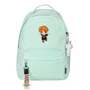 Anime Haikyuu Karasuno VBC Frauen Rucksack Kawaii Rosa Schultaschen Nylon Bookbag Cartoon Reiserucksack Kleine Schule Rugzak