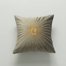 Funda de cojín de terciopelo sólido bordado funda de almohada decorativa duradera para el hogar sofá cama 45x45cm