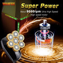 WOHFOX Rasierer Für Männer 7D Unabhängig 7 Cutter Schwimmkopf Wasserdichter Elektrorasierer Multifunktions-Trimmermaschine Neu