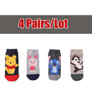 5 Paar/Los Frauen Socken Casual Korea Cartoon Tier Socken Baumwolle Nettes Mädchen lustige Maus Ente Söckchen Größe 35-41 Dropshipping