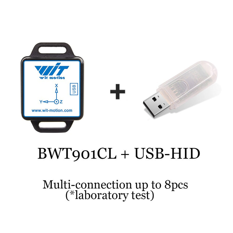 BWT61CL Hochpräziser Bluetooth-Beschleunigungsmesser + Gyroskop + Winkel (XYZ, 100 Hz), 6-Achsen-MPU6050-AHRS-Neigungsmesser, Unterstützung für PC/Android