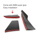 6 stücke Kohlefaser Auto Styling Zubehör Frontstoßstange Lip Fin Splitter Spoiler Canard Aufkleber Fit für BMW F80 M3 Für BMW F82 M4