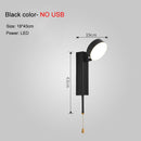 Gold Schwarz Eisen LED Wandleuchten Wohnzimmer Schlafzimmer Bett Innenleuchten Leuchte Wandlamp Schalter Industrieleuchte