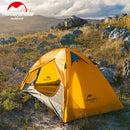 Naturehike 2 Personen Ultraleichtes 20D Campingzelt Outdoor Radfahren Trekking Wandern Rucksackreisen Zelte Wasserdichtes PU4000 Grün Orange
